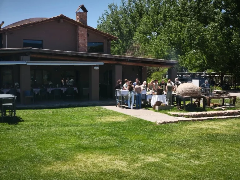 Winery restaurant terrace in Maipú, Mendoza