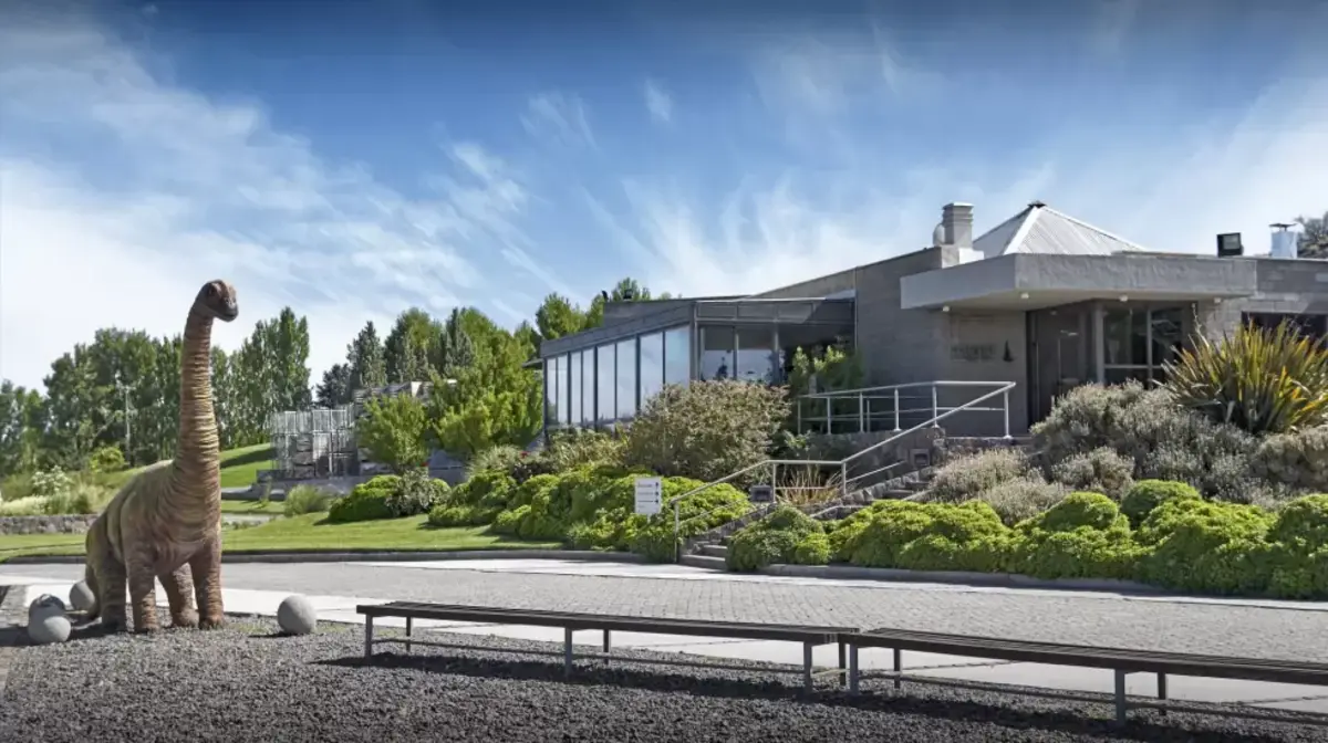 Modern winery in San Patricio del Chañar, Neuquén, Patagonia