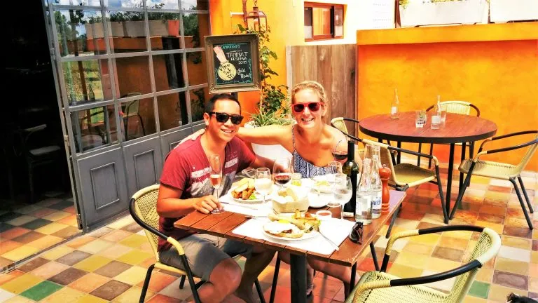 Wine-paired lunch in Uruguay